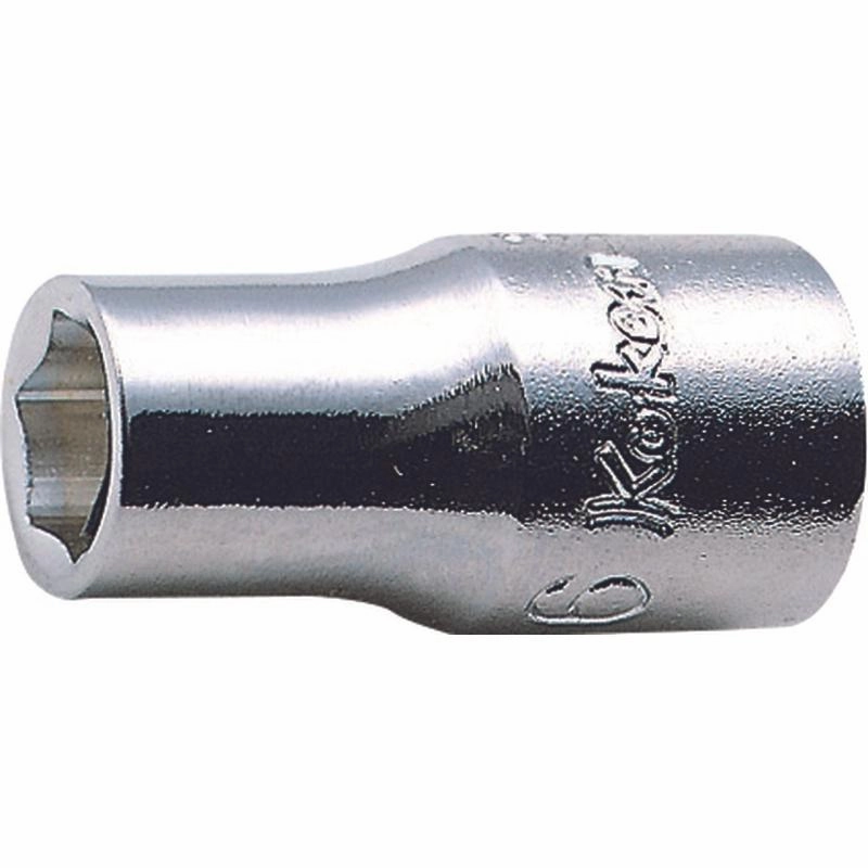 Ko-Ken 2400A-1/4 Socket 1/4 6 Point 22 MM 1/4 Sq. Drive