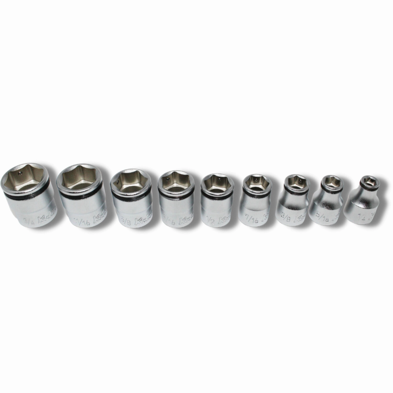 Ko-ken RS3450A/9 3/8 Sq. Dr. Nut-Grip, SAE, Socket Set - 9 pieces
