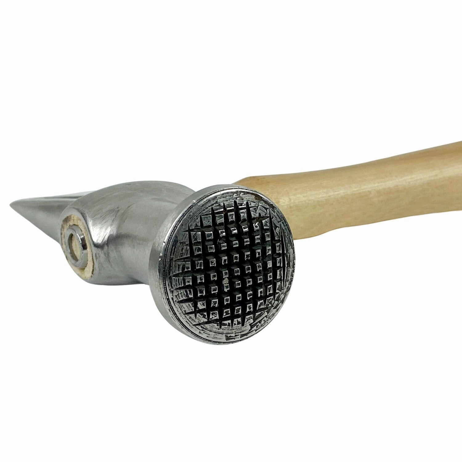 Kraft Tool DW254 18 oz Checkered Face Heavy-Duty Hammer with 14" Handle