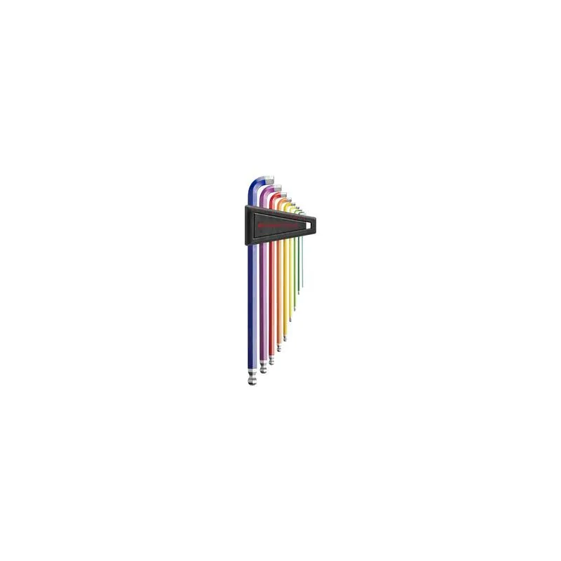 PB Swiss Tools PB 2222.LH-10 RB RainBow 90100 Key L-Wrenches, Set