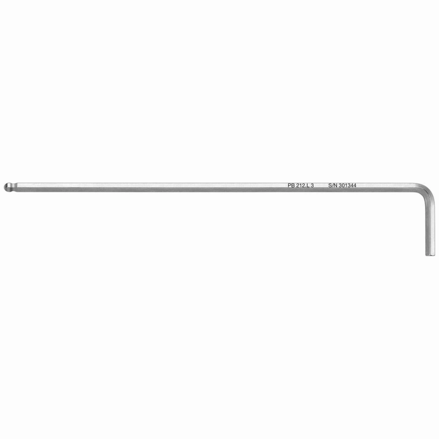 PB Swiss PB 212.L 3 Key L- Wrenches, Long, with Ball Point