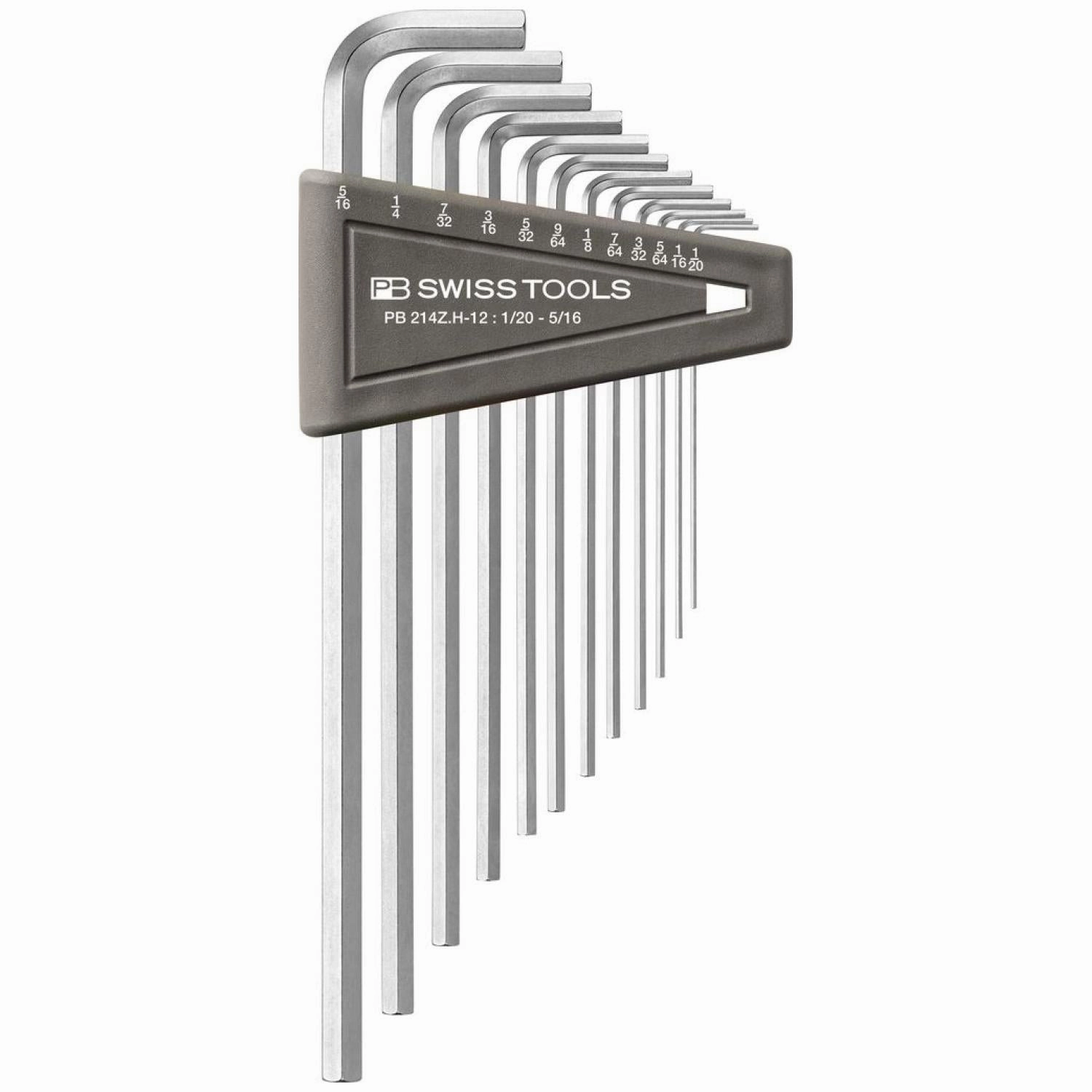 PB Swiss PB 214Z.H-12 Key L- Wrenches, long, set in a practical plastic holder