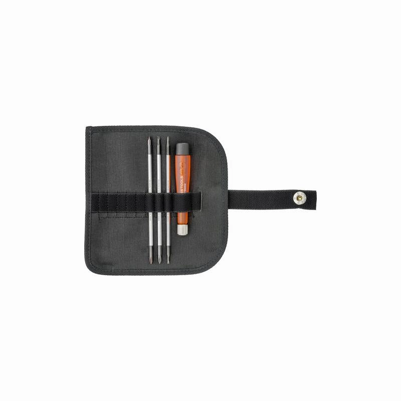 PB Swiss PB 510 Screwdrivers, Set with Telescopic Handle and Duplex Interchangeable Blades in a Compact Roll-up case