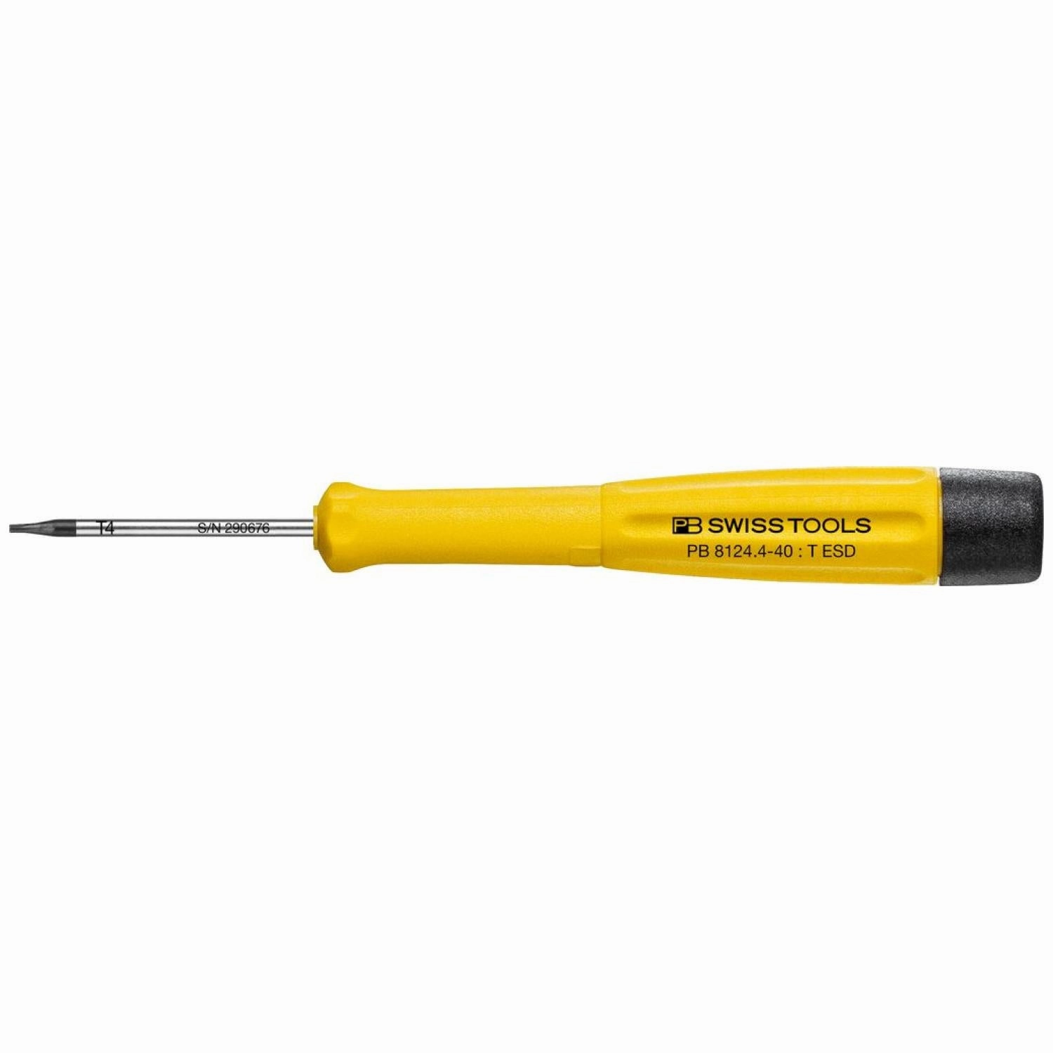 PB Swiss PB 8124.4-40 ESD ESD Electronics Screwdriver for TORX Screws T4, L - 133 mm