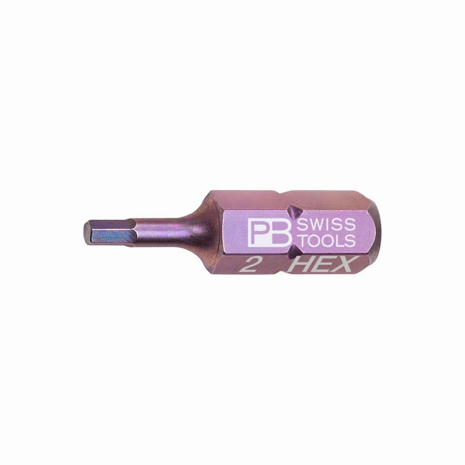 PB Swiss PB C6.210/2 PrecisionBits For Hexagon Socket Screws L- 25 mm