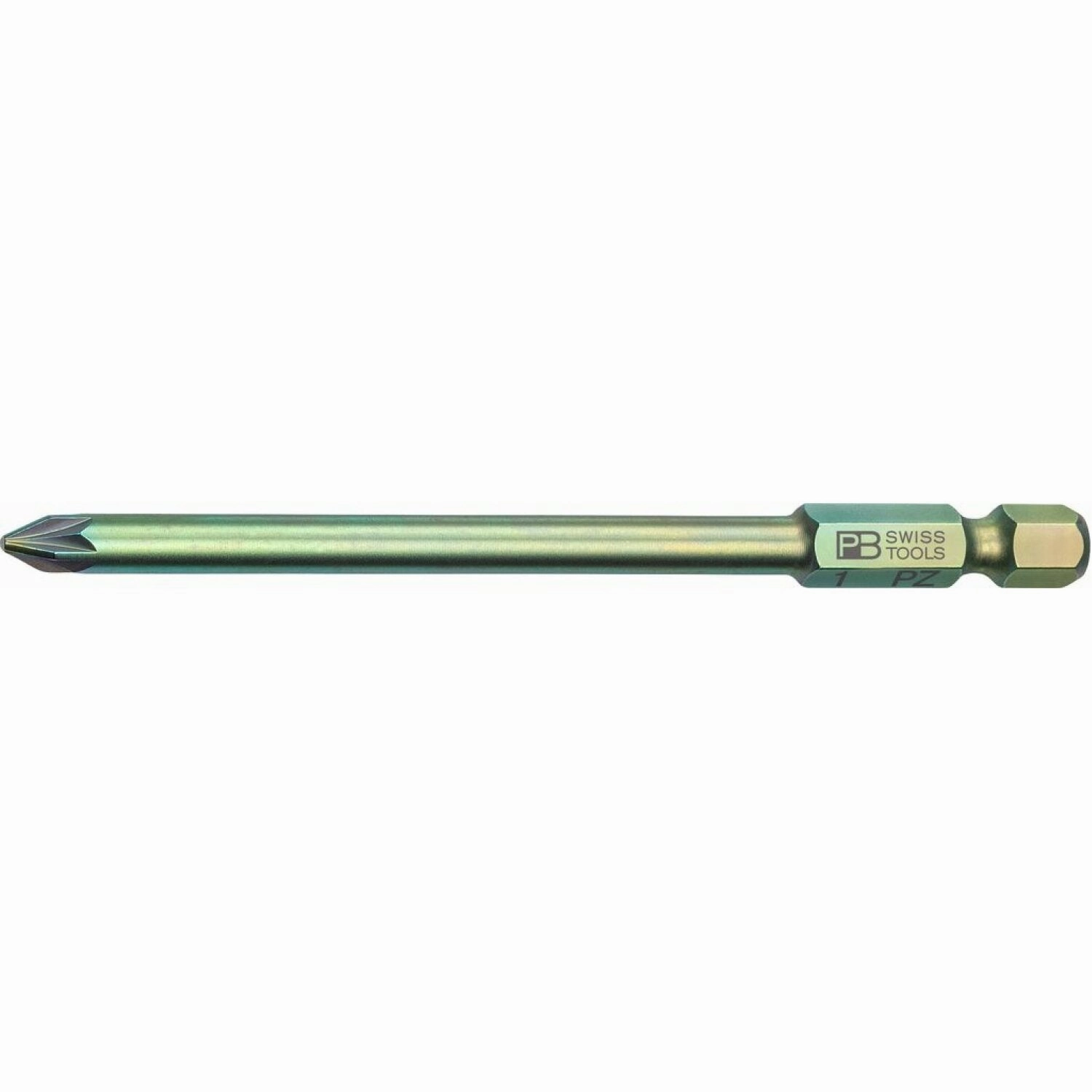 PB Swiss PB E6L.192/1 Long Blade Precision Bits for PoziDriv, S - PZ1 x 70mm