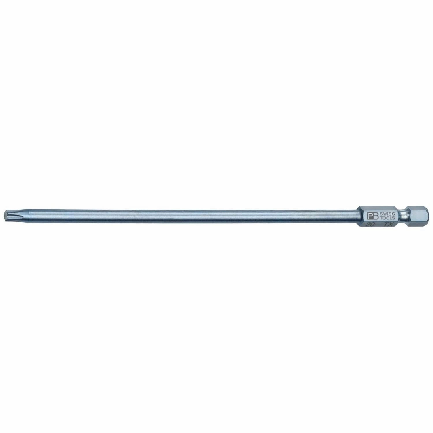 PB Swiss PB E6L.400/20-150 Precision Bit for TORX-Screws, T20, L - 150 mm