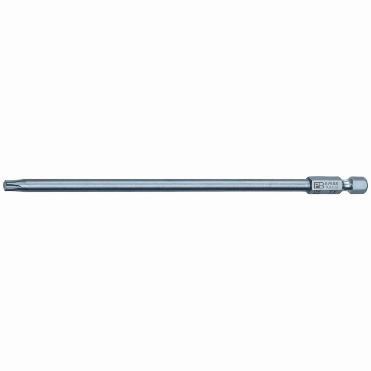 PB Swiss PB E6L.400/25-150 Long Blade Precision Bit for TORX-Screws, T25, L - 150 mm