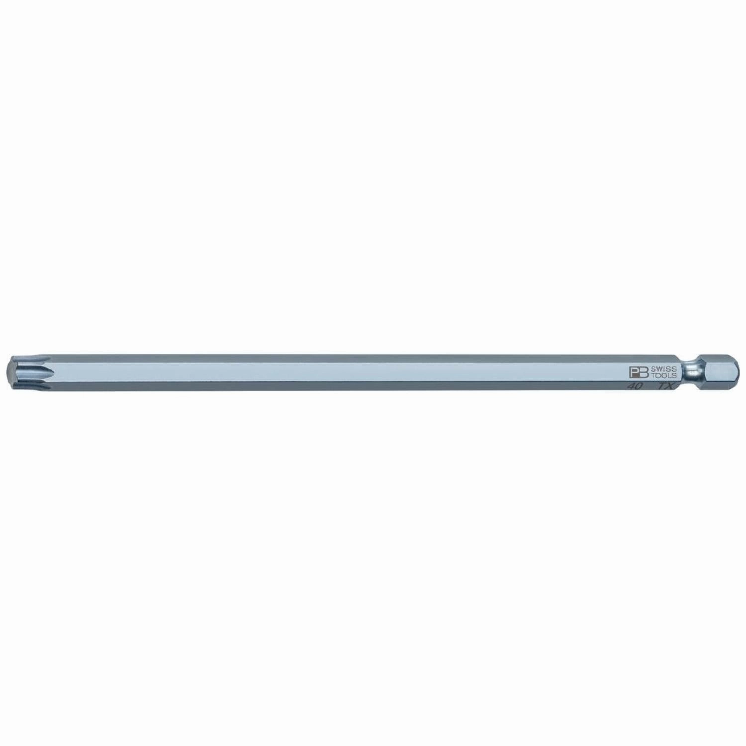 PB Swiss PB E6L.400/40-150 Long Blade Precision Bit for TORX-Screws, T40, L - 150 mm