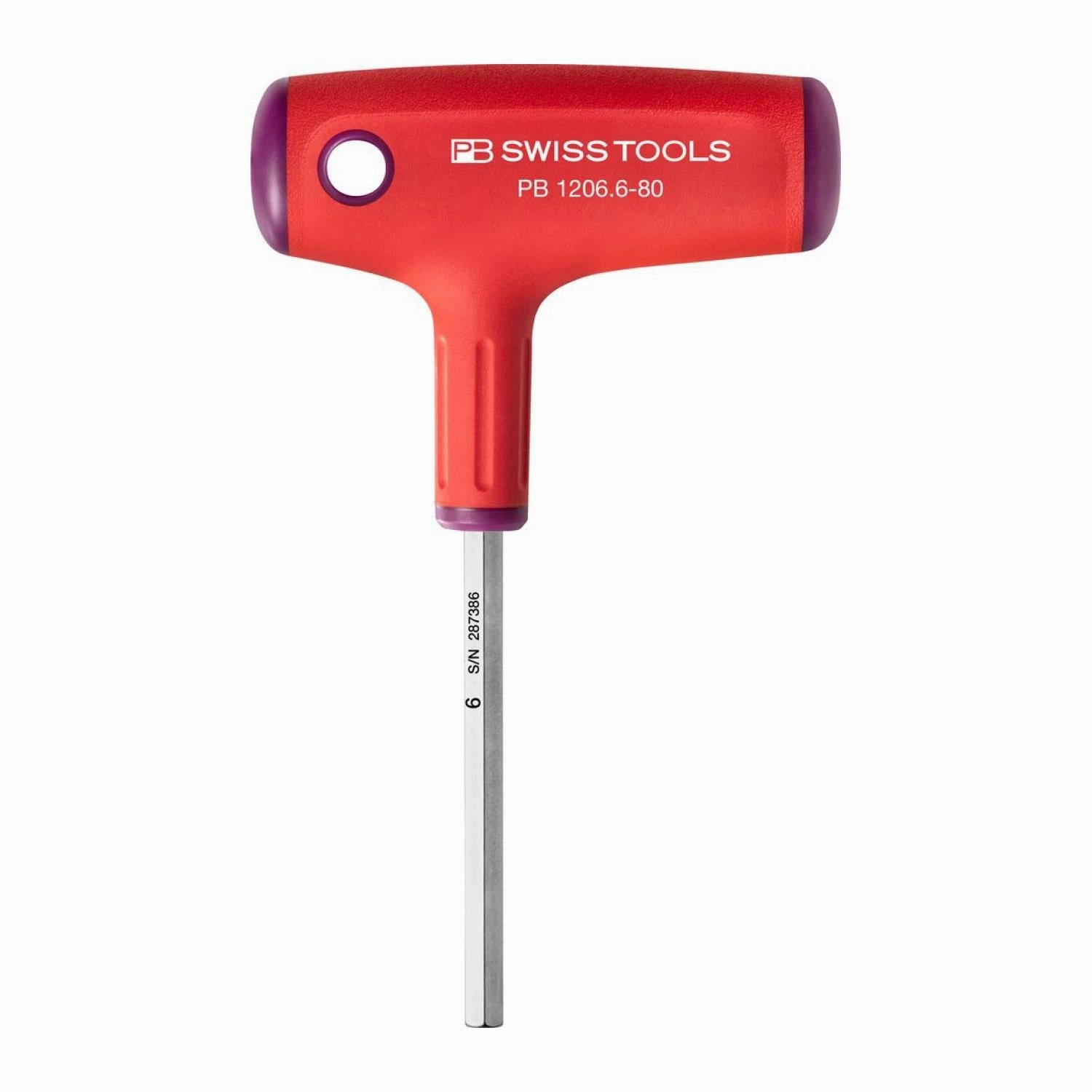 PB Swiss Tools PB 1206.6-80 Cross-Handle Screwdrivers, Hex 6 mm, 50 mm