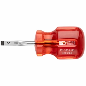 PB Swiss Tools PB 135.2-30 Slotted Classic Stubby screwdrivers 4mm x 30mm