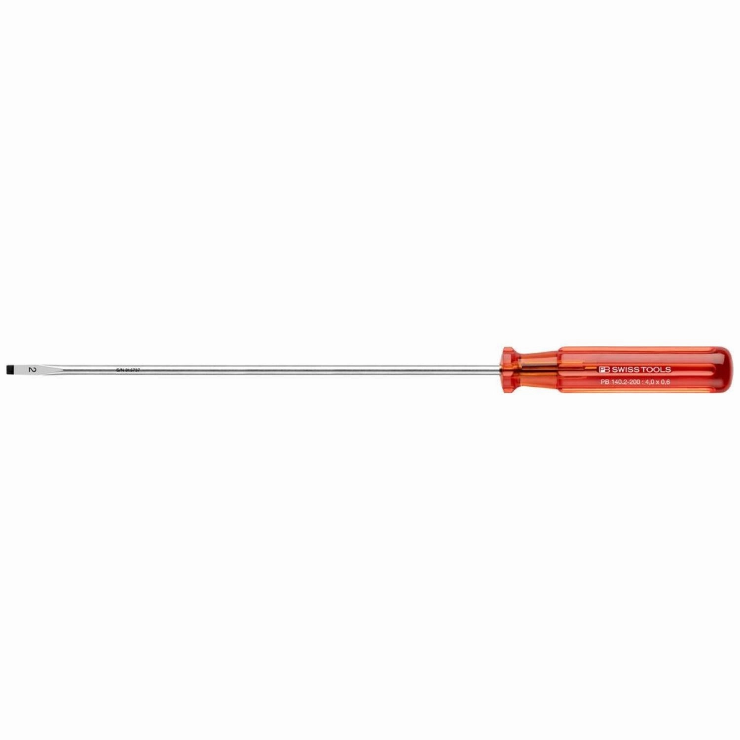 PB Swiss Tools PB 140.2-200 Slotted Classic Screwdriver 4mm x 200mm