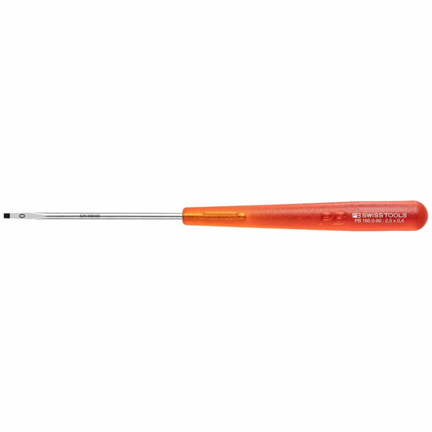 PB Swiss Tools PB 160.0-80 Electronics screwdrivers, Slotted, 2.5mm x 80mm