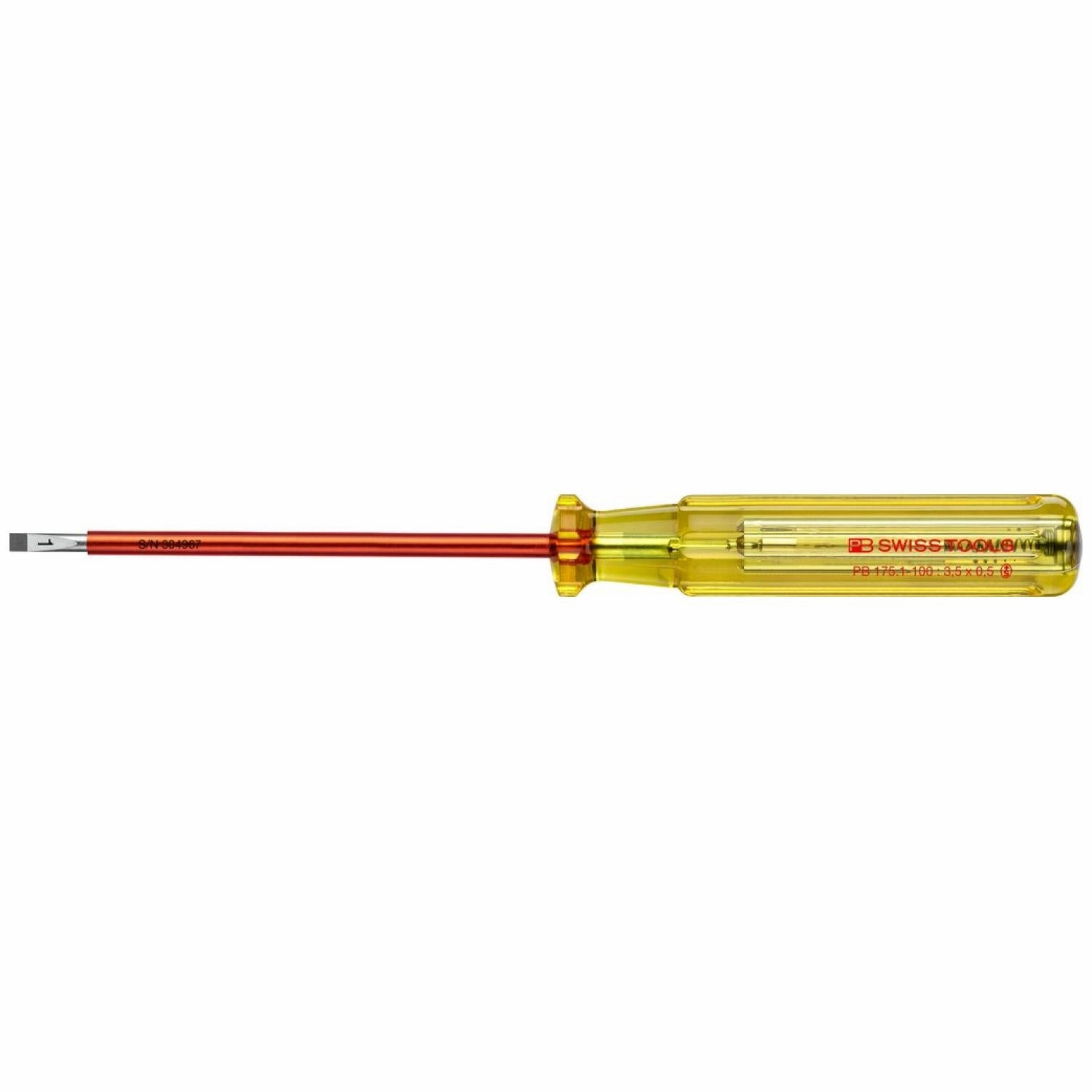 PB Swiss Tools PB 175.1-100 Voltage Tester, Skin Friendly 3.5 x 100 mm
