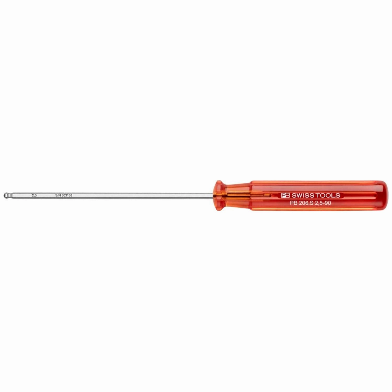 PB Swiss Tools PB 206.S 2,5-90 Classic screwdrivers, with ball point