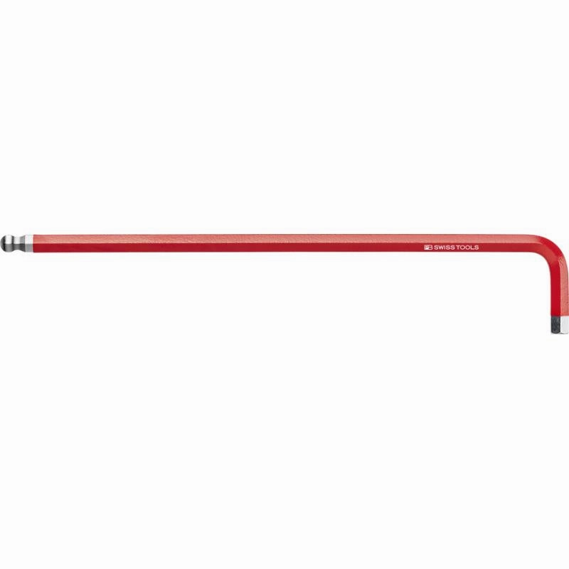 PB Swiss Tools PB 212.L 6 RE Hex Rainbow L-Key Long 6 mm, 185 mm