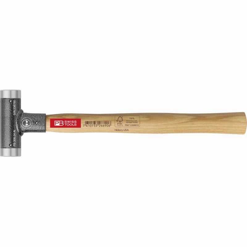 PB Swiss Tools PB 306.40 Al Aluminum soft-faced deadblow mallet
