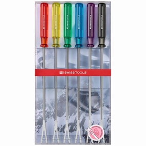PB Swiss Tools PB 4041.SET PET Set of Fondue Forks in a Transparent Box 6 Piece