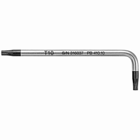 PB Swiss Tools PB 410.10 L-Key For TORX-Screws - T10, 67 mm