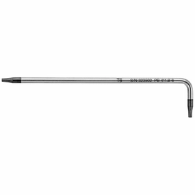 PB Swiss Tools PB 411.B 6 Key L-Wrenches, Long TORX, Size 6 mm