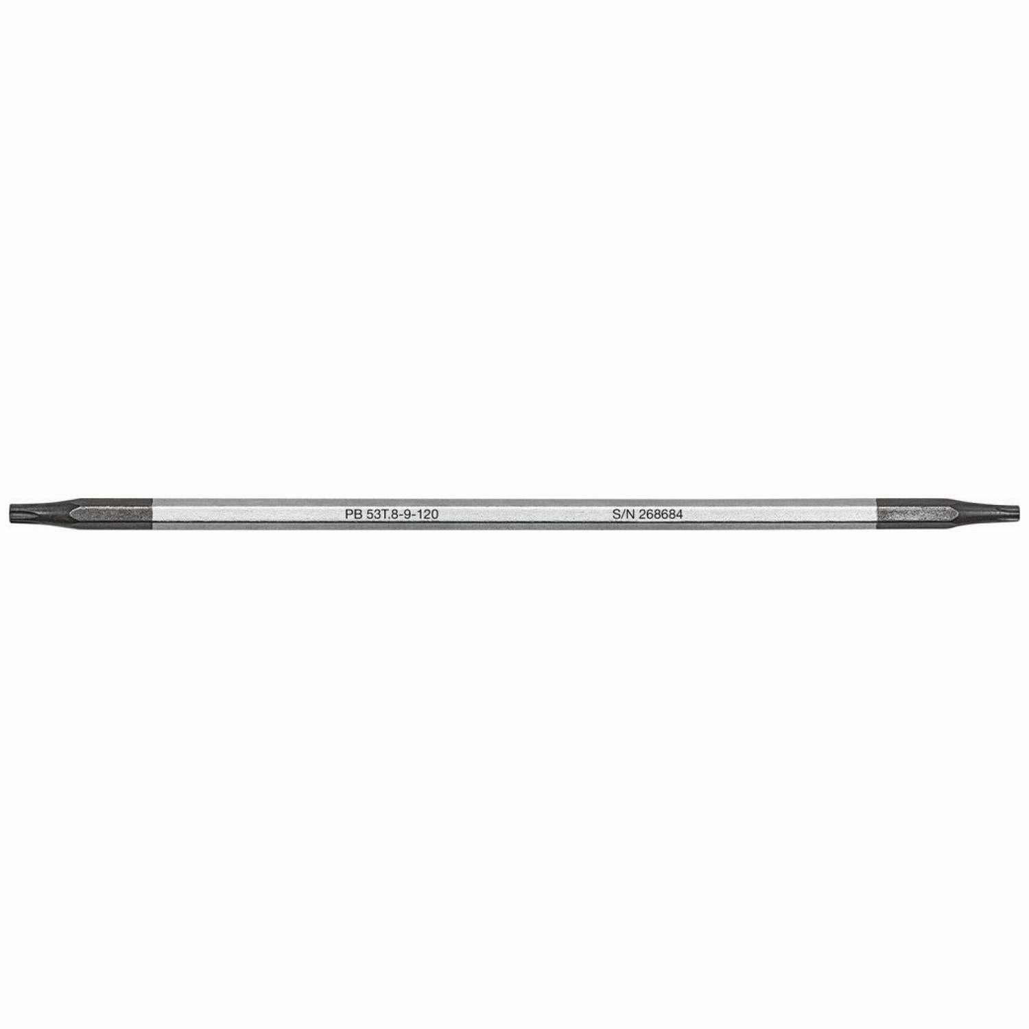 PB Swiss Tools PB 53T.8-9-120 Interchangeable blade for telescopic handle PB 53, 1100, and MecaTorque and DigiTorque handles, T8-T9 x 120mm