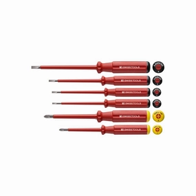 PB Swiss Tools PB 5542.CBB Classic VDE screwdriver set, fully insulated up to 1000 V AC/1500 V DC