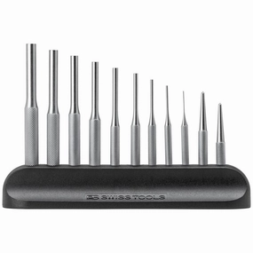 PB Swiss Tools PB 715.H Safety drift punch and pin punch, knurled, set 11-pieces