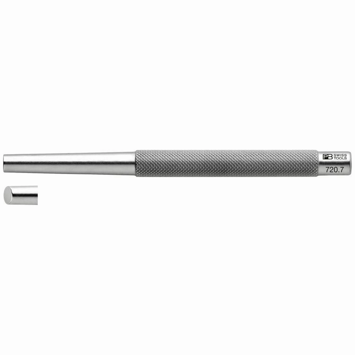 PB Swiss Tools PB 720.7 Safety drift punch, knurled, 7 mm