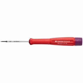 PB Swiss Tools PB 8123.1,27-50 Electronics Screwdriver, Hex, 1.27mm x 50mm