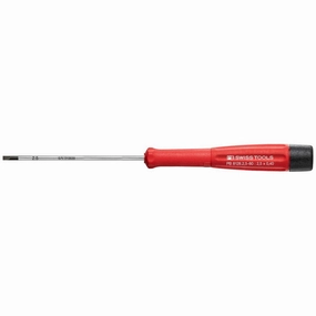 PB Swiss Tools PB 8128.2,5-80 Electronics Screwdriver for Slotted Screws, Precision 2.5 x 80 mm