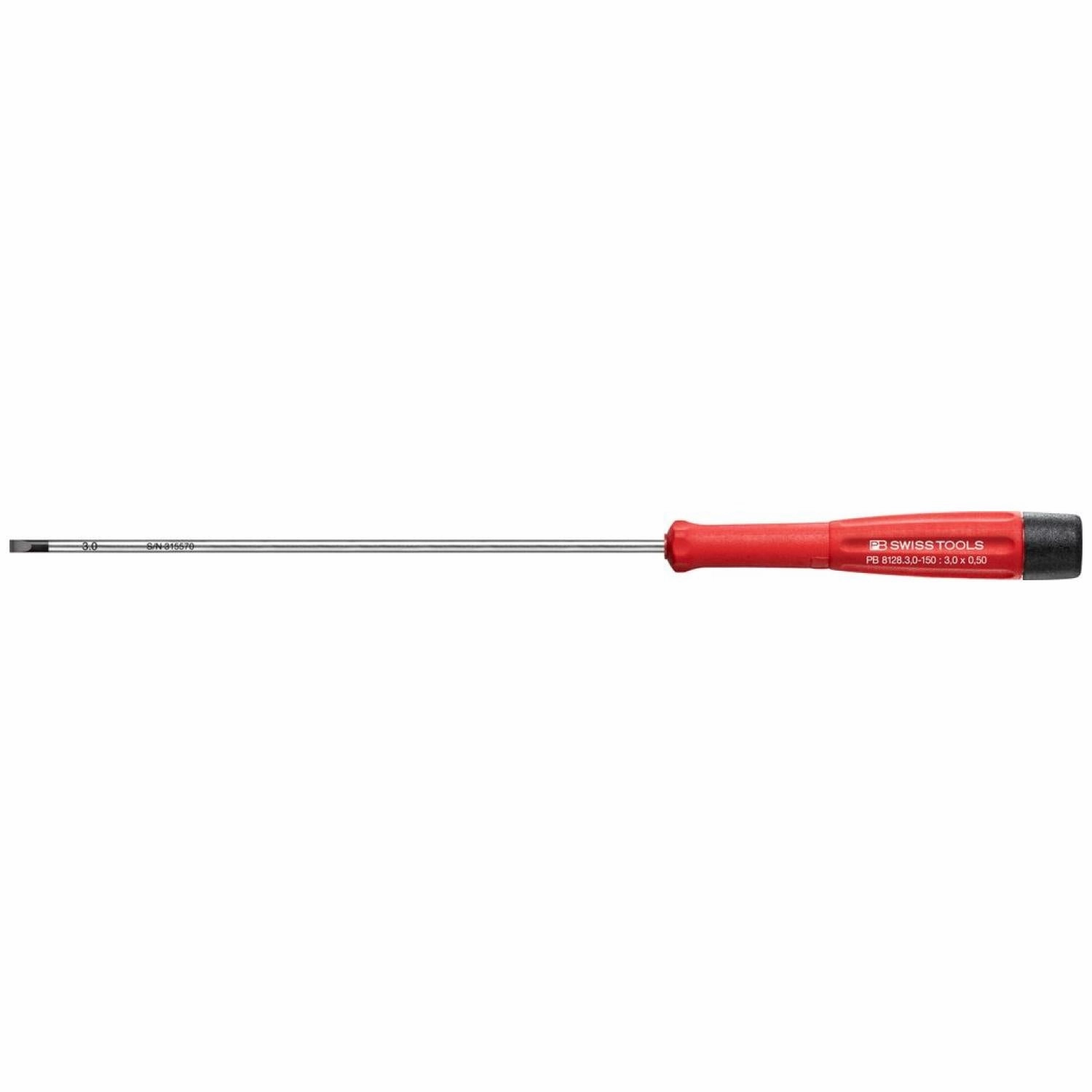 PB Swiss Tools PB 8128.3,0-150 Electronics Screwdrivers, Slotted, 3.0mm x 150mm