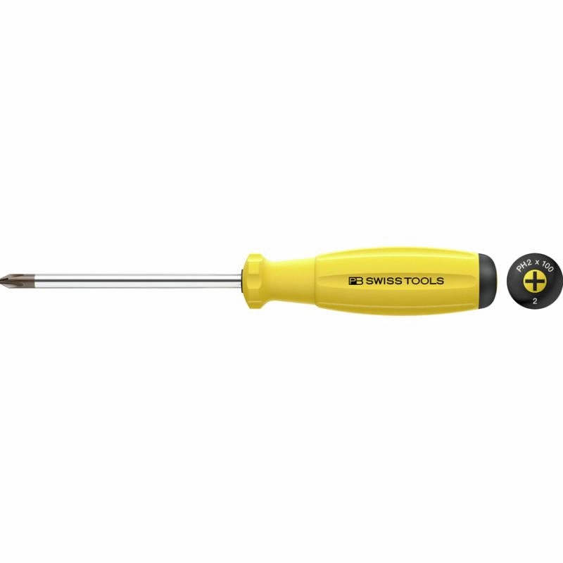 PB Swiss Tools PB 8190.2-100 ESD SwissGrip Screwdriver Phillips ESD - PH2