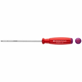 PB Swiss Tools PB 8206.S4-120 Hex SwissGrip Screwdrivers with Ball Point, 4 x 120mm