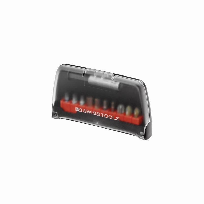 PB Swiss Tools PB C6.985 PrecisionBit, Design C 6.3 (1/4), Set in BitCase, with Belt-Clip