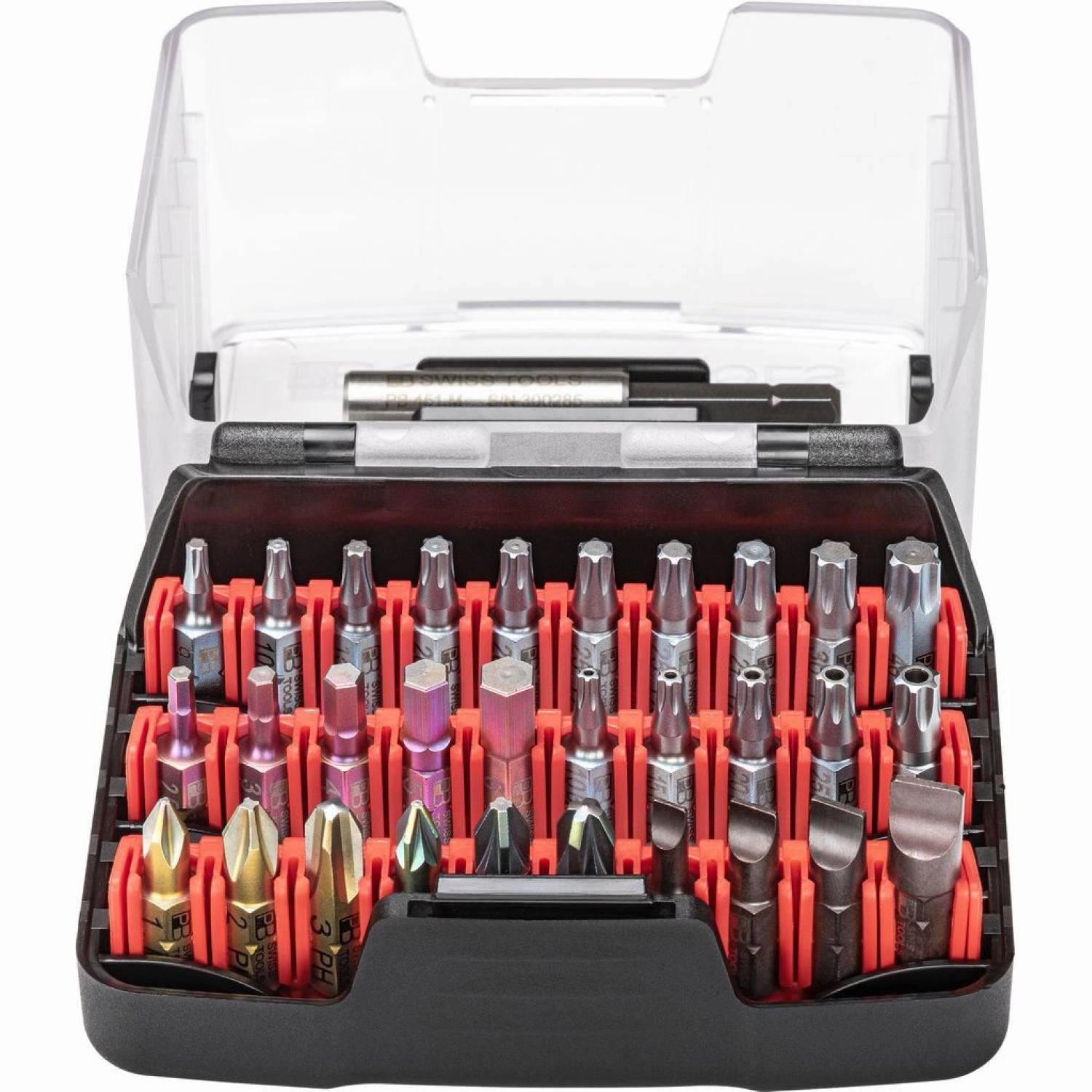 PB Swiss Tools PB C6.990 PrecisionBit, Design C 6.3 (1/4), Set in Practical BitBox
