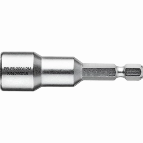 PB Swiss Tools PB E6.200/12 M Socket Wrench Bit, Design E 6.3 (1/4), with Magnet