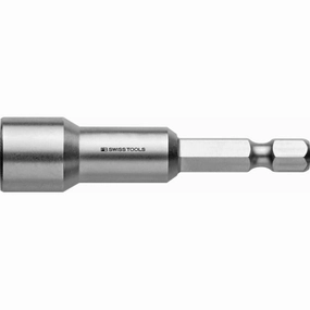 PB Swiss Tools PB E6.200/9 M Socket Wrench Bit, Design E 6.3 (1/4), with Magnet