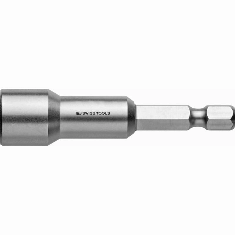 PB Swiss Tools PB E6.200/9 M Socket Wrench Bit, Design E 6.3 (1/4), with Magnet