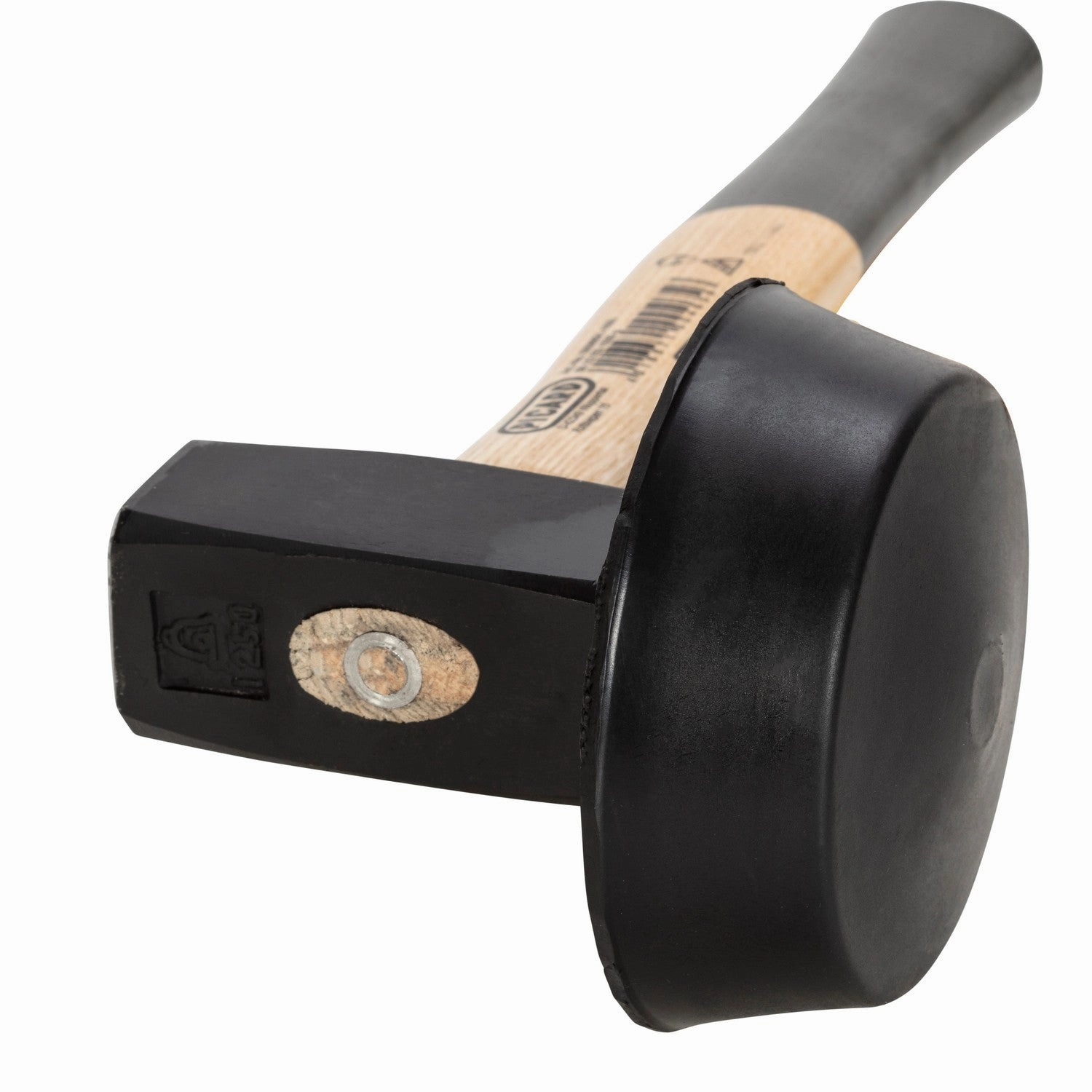 Picard 0006891-1500 68 Pavers' Hammer with Screwed Round Rubber Face, Ash Handle, 2400g