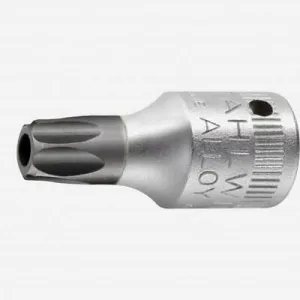 Stahlwille 01351030 44KTXB Security TORX Socket, T30s 1/4" Drive