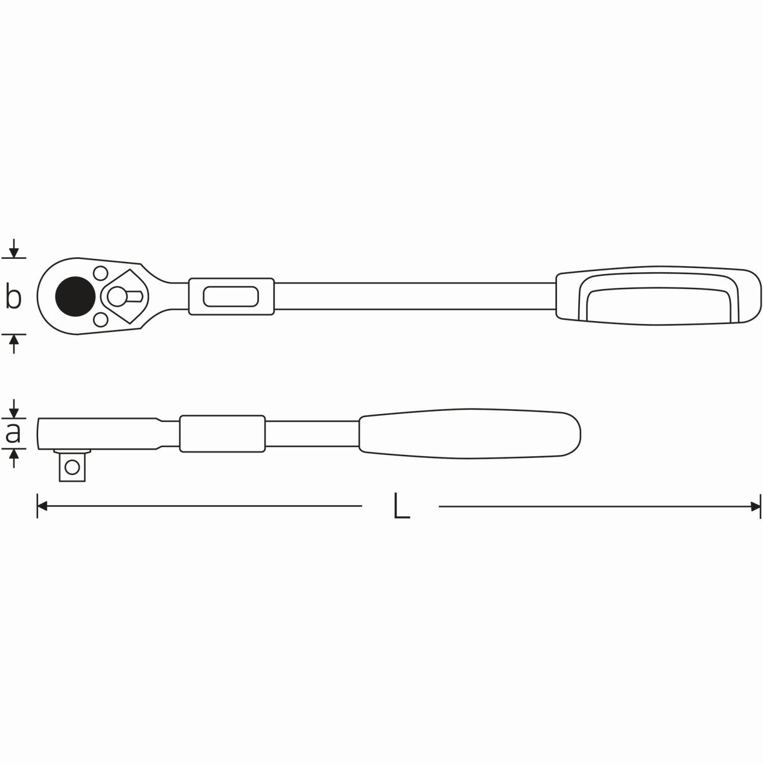 Stahlwille 13160000 Telescopic ratchet