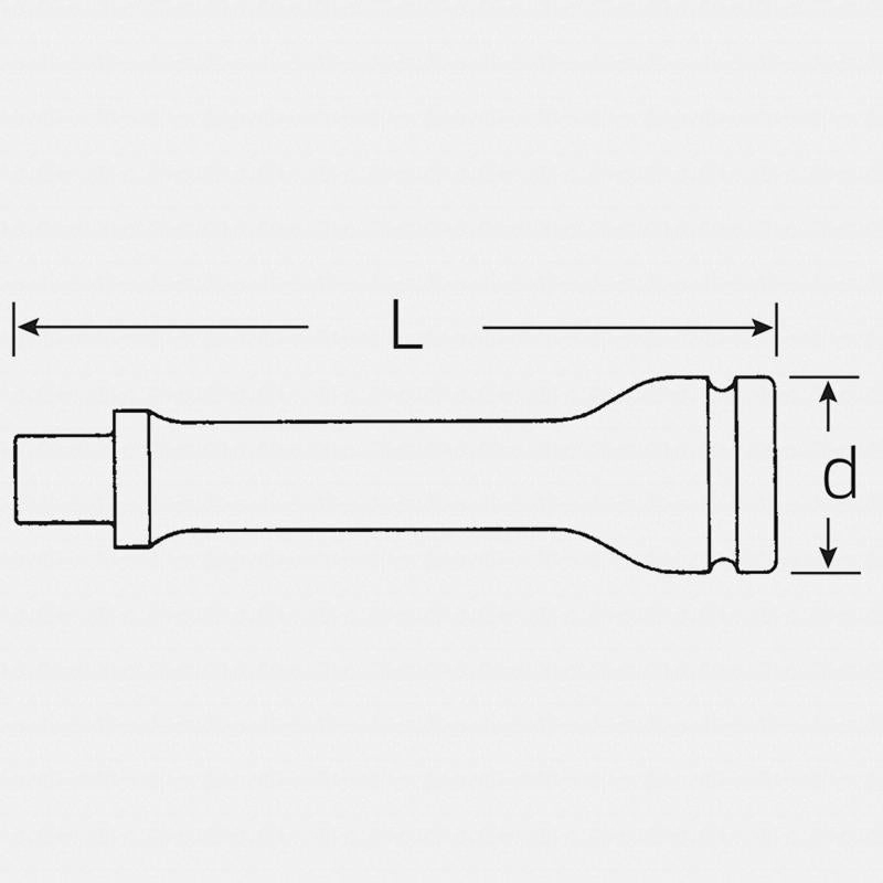 Stahlwille 33010003 509IMP Extension, 1/2 Inch Drive Square