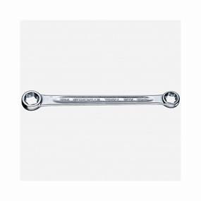 Stahlwille 41250608 21TX Double ended ring Spanner, E6 x E8