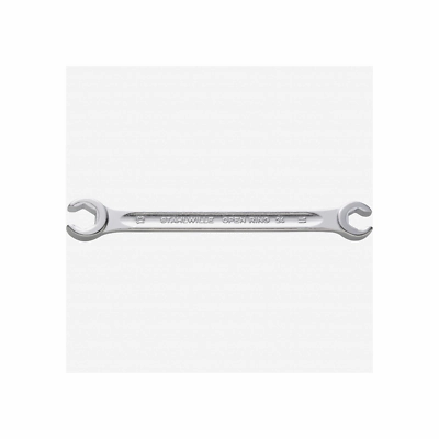 Stahlwille 41483640 24a Double ended open ring Bi-hex Flare Nut Spanner, angled