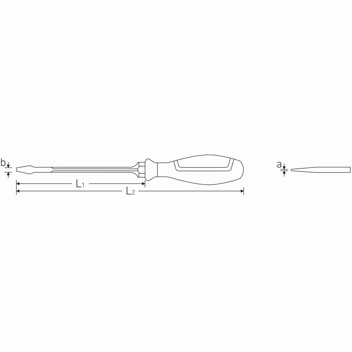 Stahlwille 46223355 Slotted screwdriver DRALL 