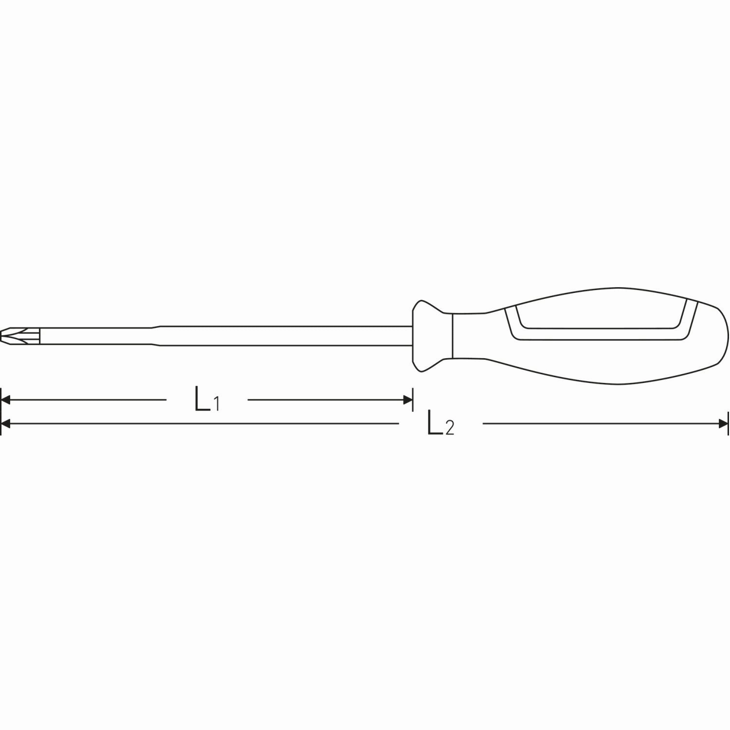 Stahlwille 46663002 VDE cross-head screwdriver PH Drall 