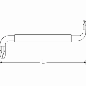 Stahlwille 73282001 Hex key for PHILLIPS screws PH