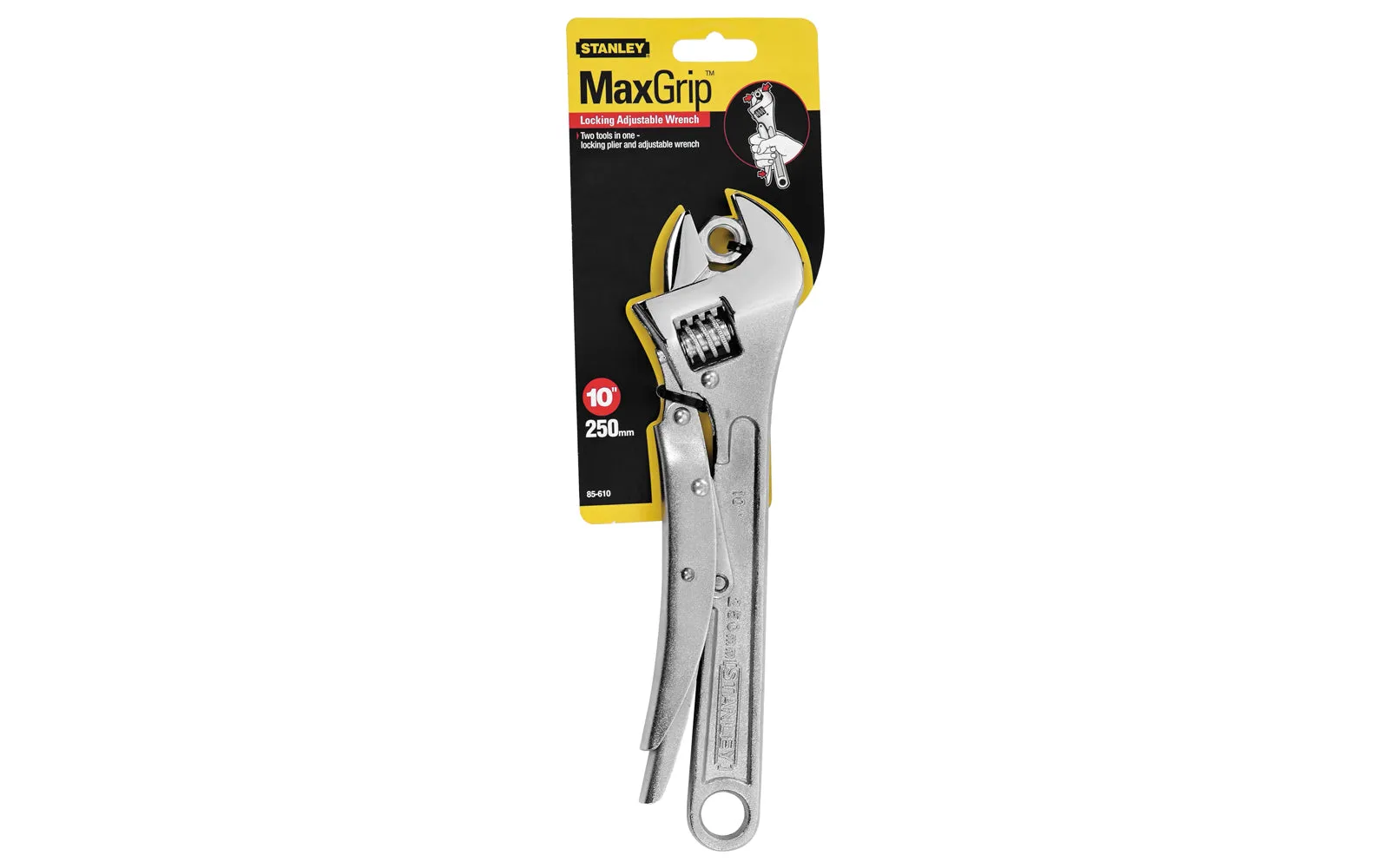 Stanley 10" Locking Adjustable Wrench