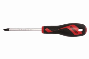 Teng Tools PH2 x 3.9 Inch/100mm Head Phillips Screwdriver   Ergonomic, Comfortable Handle - MD952N