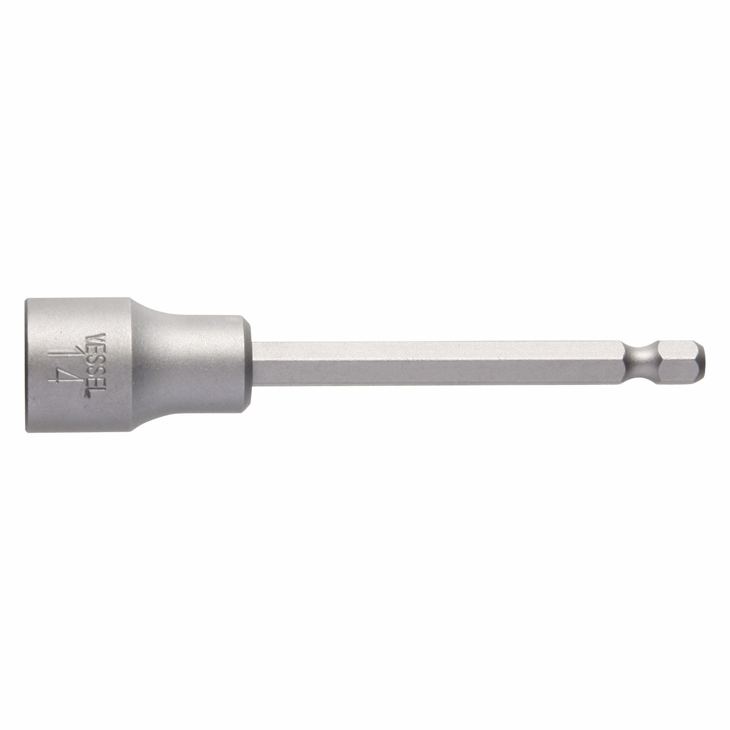 Vessel MB45AF14100P1 Power Bit 1/4" Hex B, A/F14x100 Nutsetter with Press-Fit Magnet